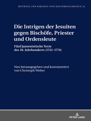 cover image of Die Intrigen der Jesuiten gegen Bischöfe, Priester und Ordensleute